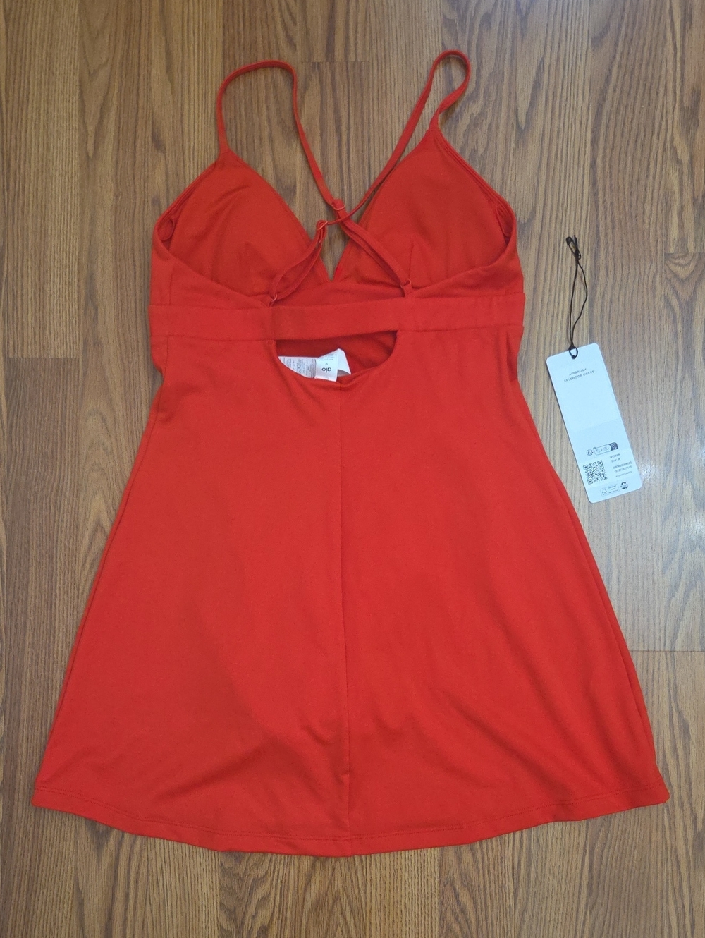 Alo Yoga Airbrush Splendor Dress Bright Red/ Medium - Picture 5 of 9
